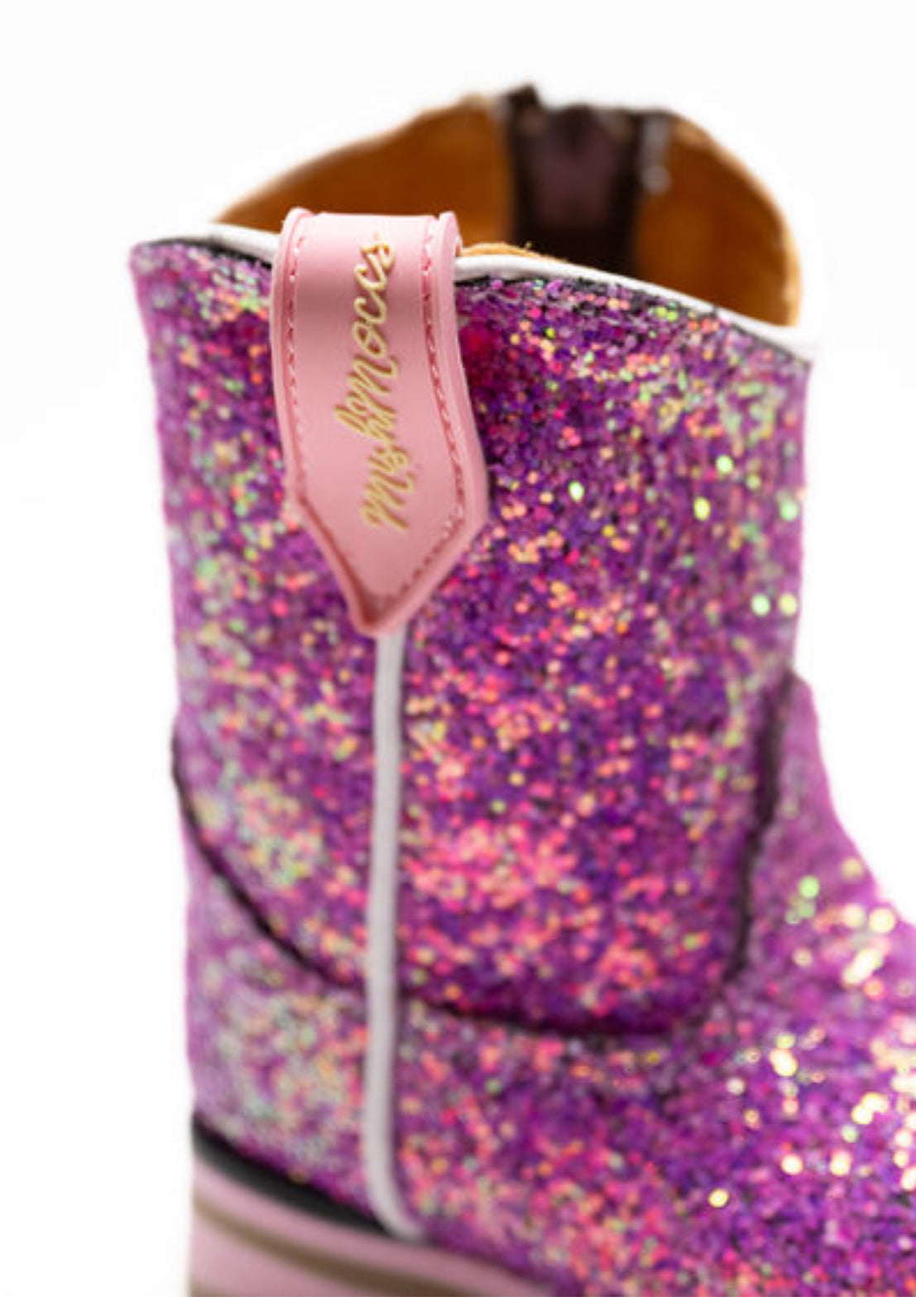 Princess Fuchsia Square Toe Boots -